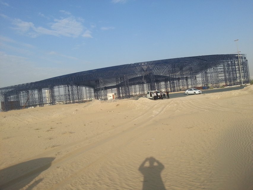 泊头大型场馆网架工程